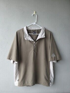 Adidas Y2K Short-Sleeve Golf Jacket 2XL Pullover Climashell Wind Rain Blocking